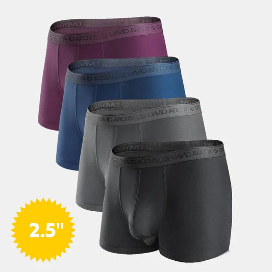 Men's Dual Pouch Micro Modal Trunks - 4-Pack