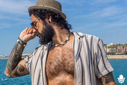 Coconut & Shell Hawaiian Surfer Choker