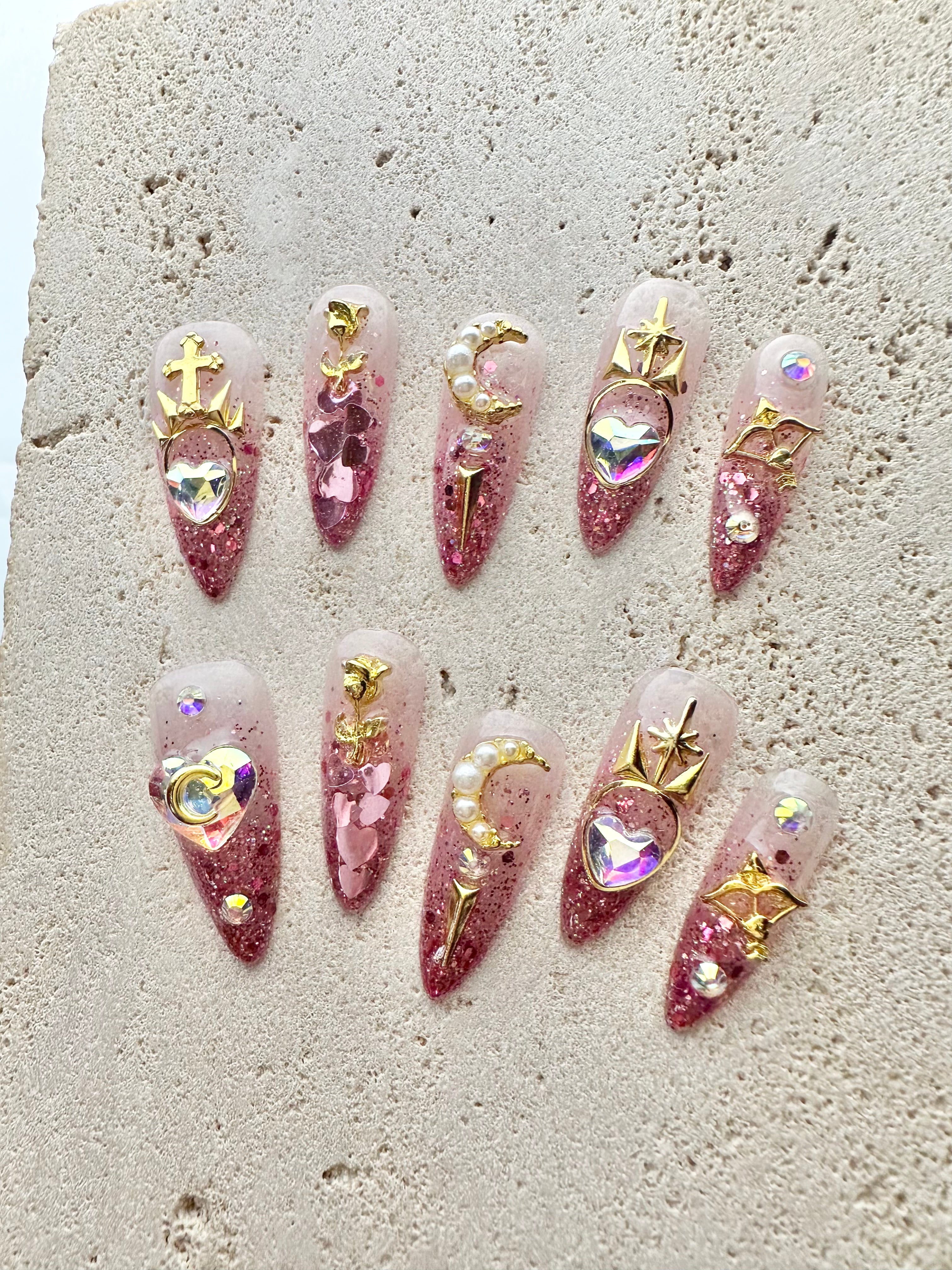 Mermaids Dream Press On Nails