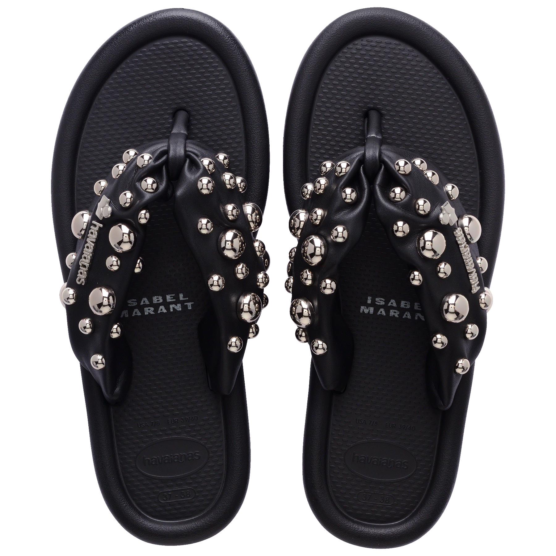 Women's Maxi Puffed Studs Flip Flops